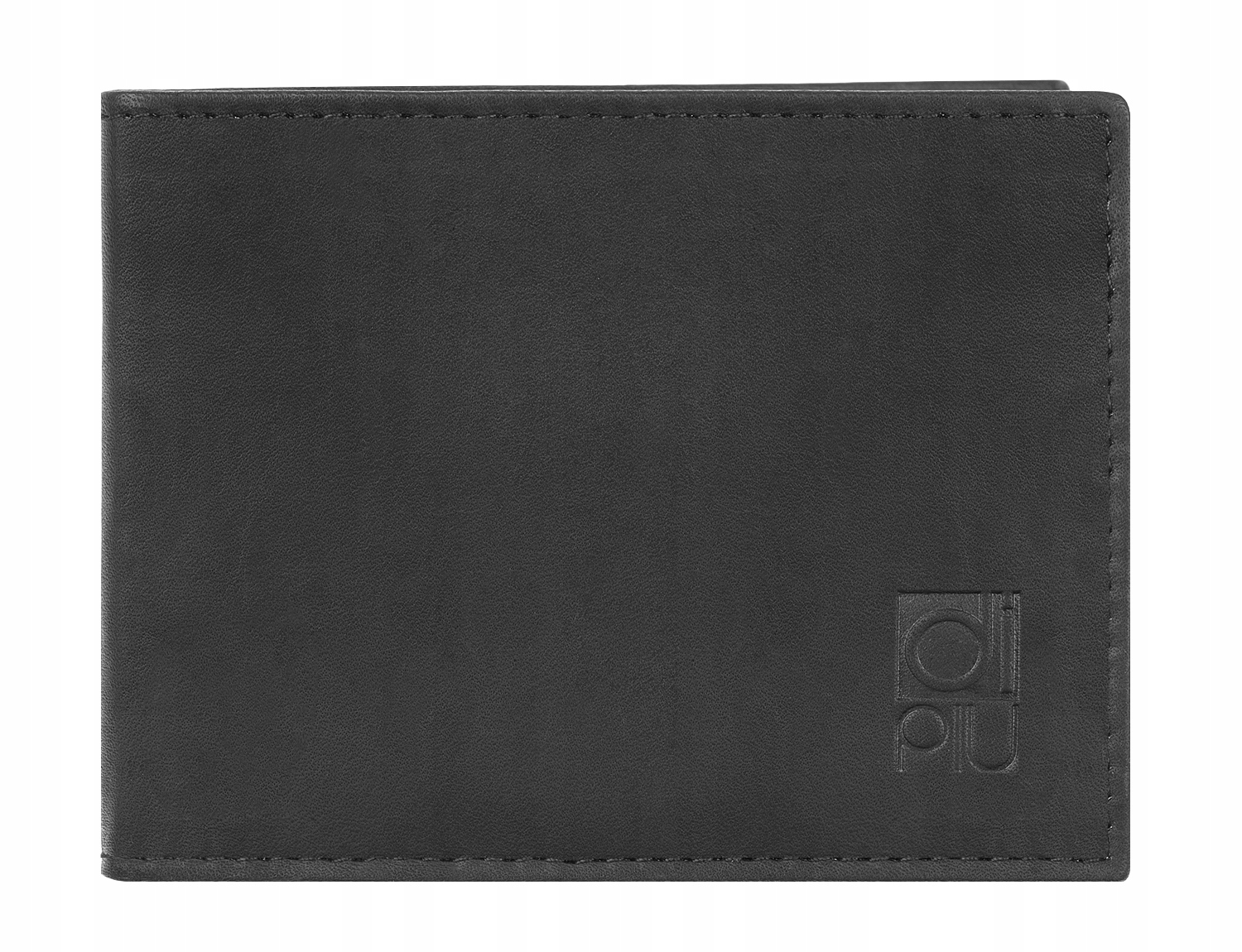 

Etui Dipiu dokumenty karty Czarne Minimalistyczne