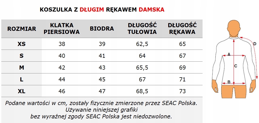 Koszulka UV damska rashguard SEAC T-SUN z długim rękawem czarna XL Kod producenta 155-11/XL  155-15LN/XL
