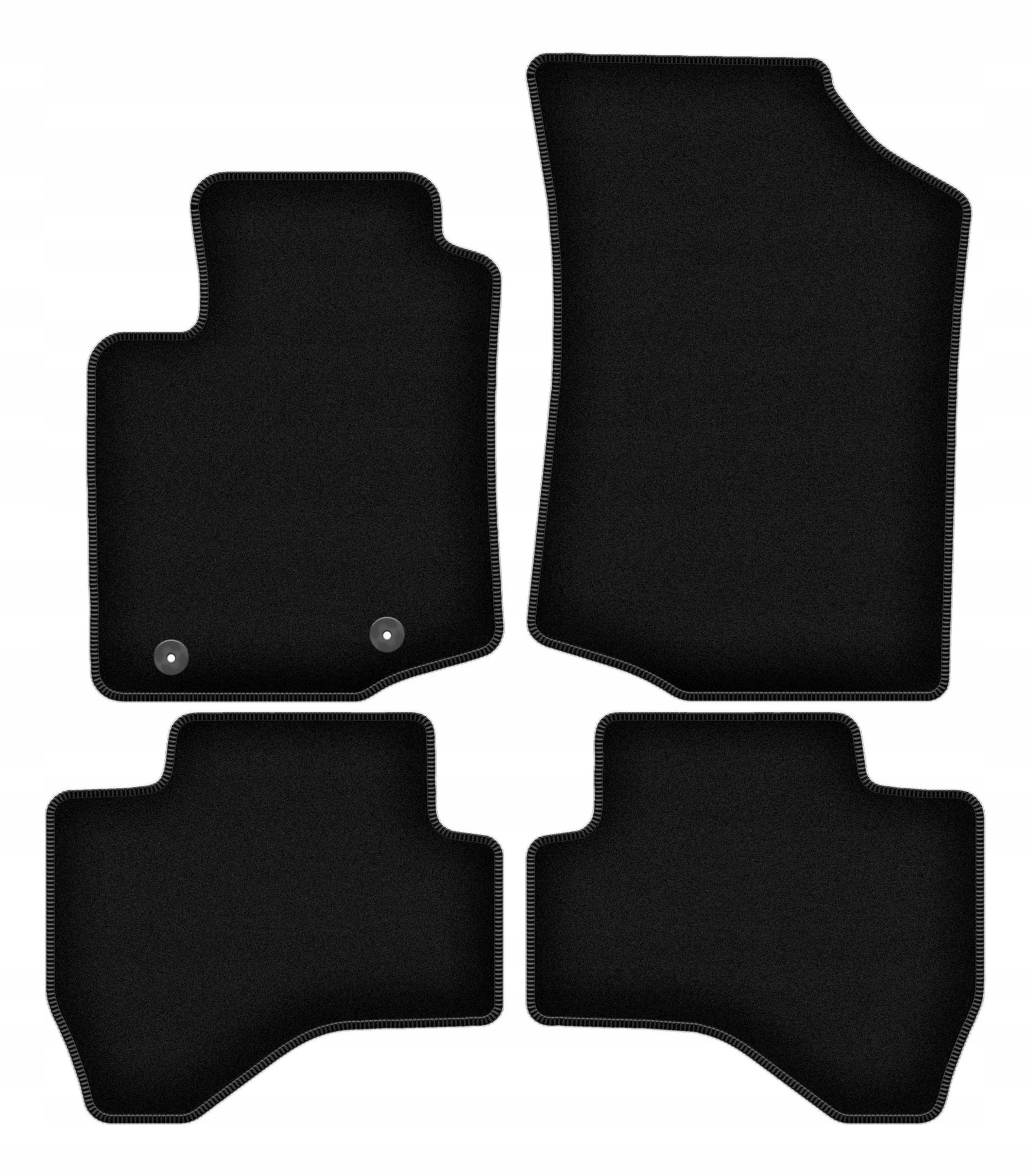 Dywaniki welurowe Basic do: Toyota Aygo II hatchback (2014-)