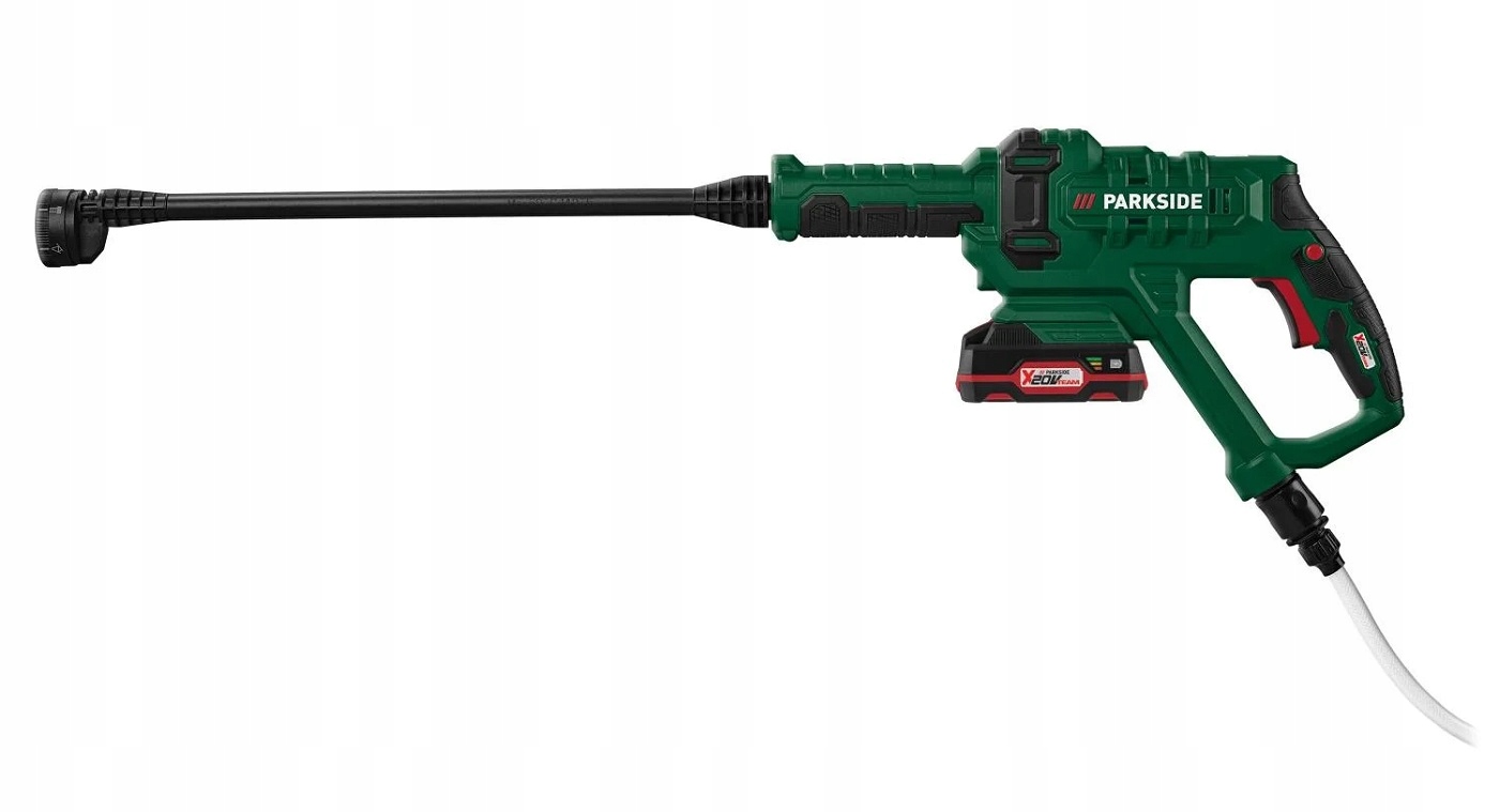 MYJKA CIŚNIENIOWA PARKSIDE PADR A1 20 V 25 BAR ZESTAW AKU 2 AH + ŁADOWARKA Marka Parkside