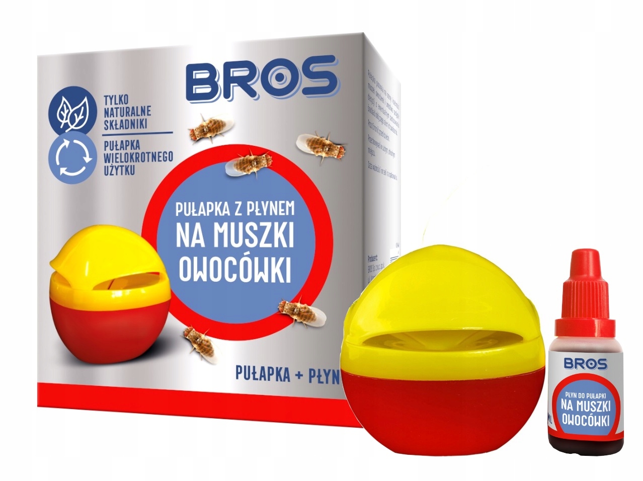 BROS pułapka na muszki owocówki + wabik