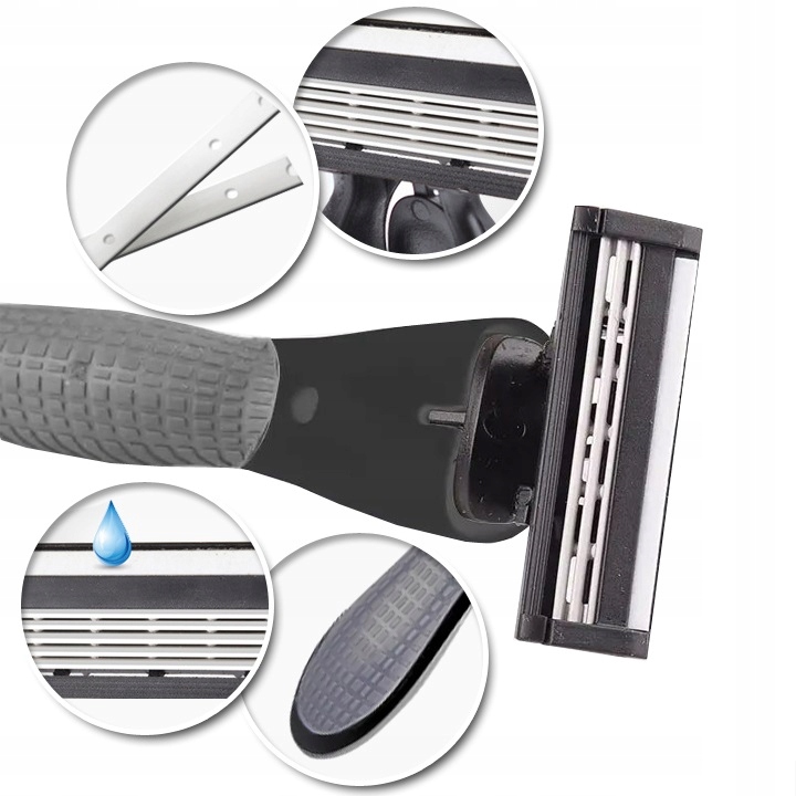 MASZYNKA JEDNORAZOWA MASZYNKI DO GOLENIA 5 OSTRZY + 8 WKŁADÓW ZESTAW XXL Waga produktu z opakowaniem jednostkowym 0.09 kg