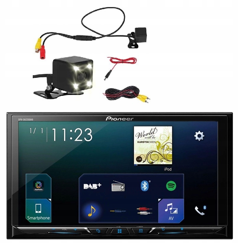 Pioneer SPH-DA230DAB autorádio Bt CarPlay Android cúvacia kamera