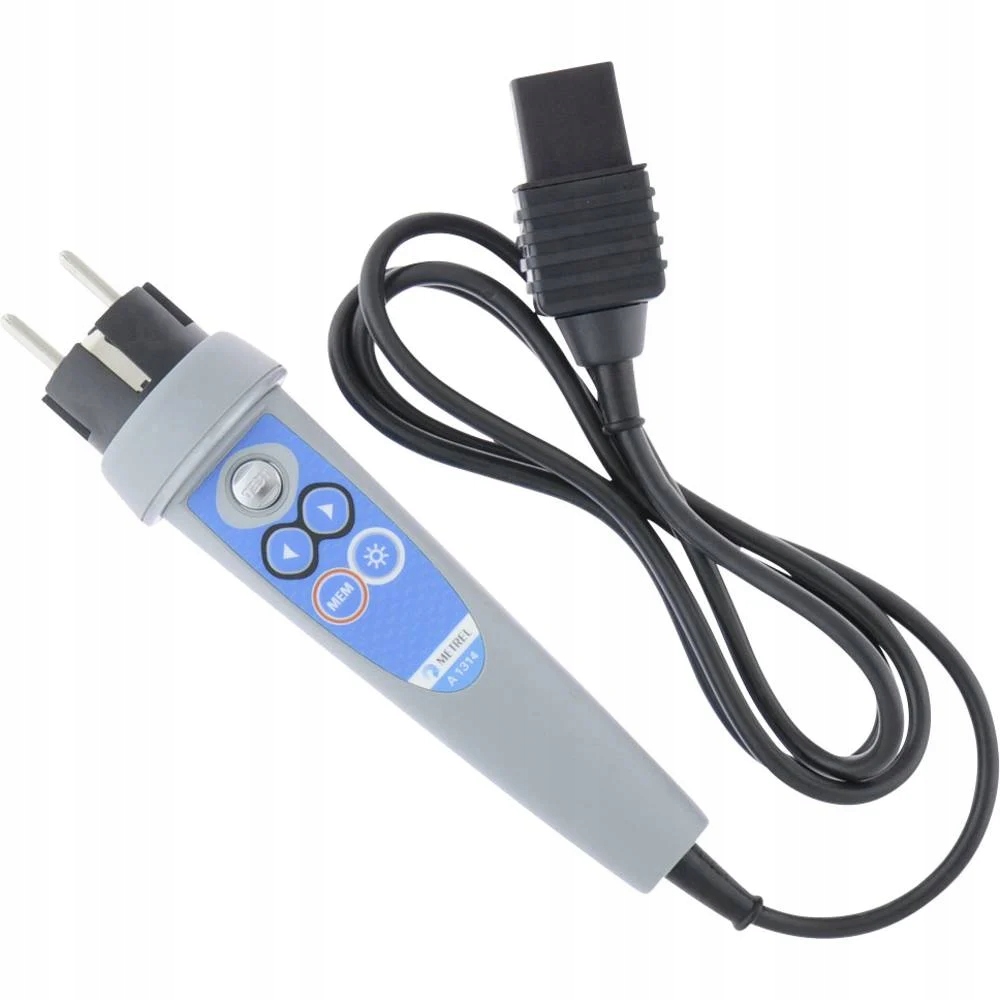 Wtyczka Commander z uziemieniem, szara Metrel 2099