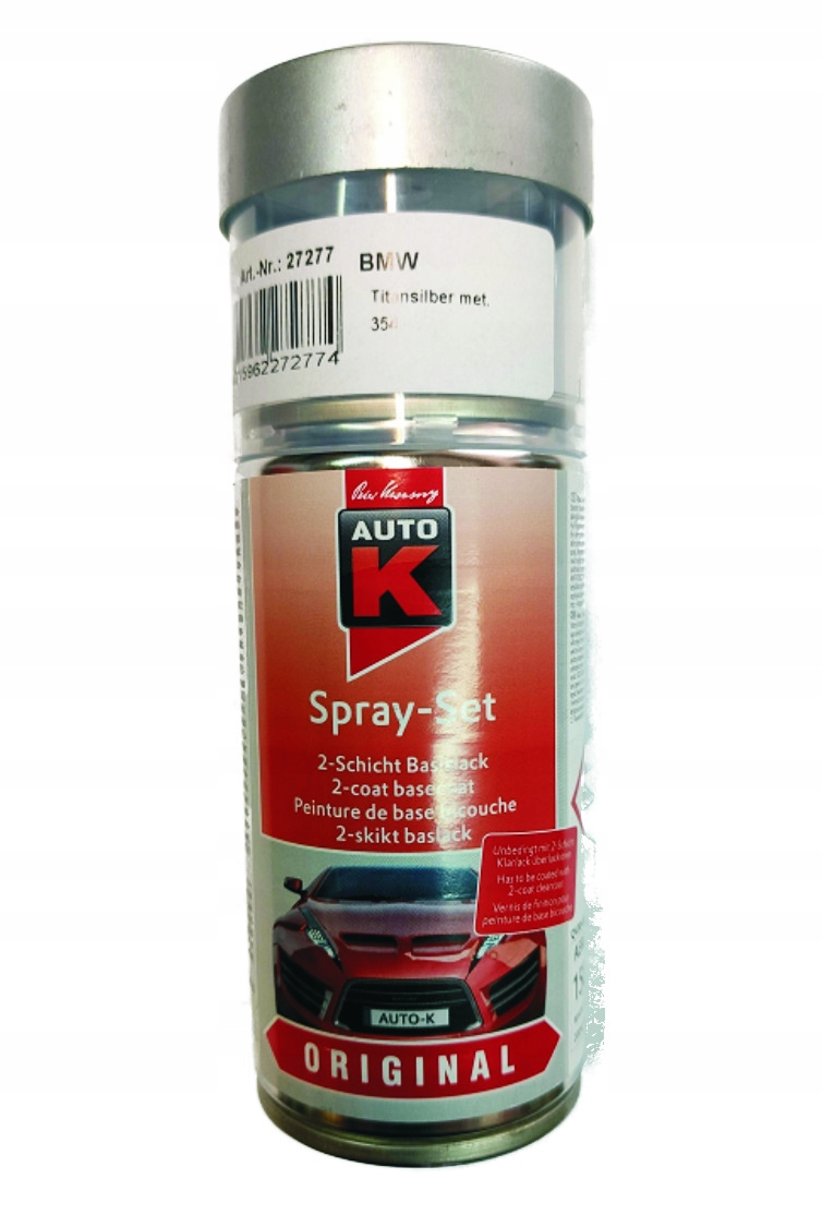 

Bmw 354 Titansilber Lakier Zaprawka Spray 150 ML