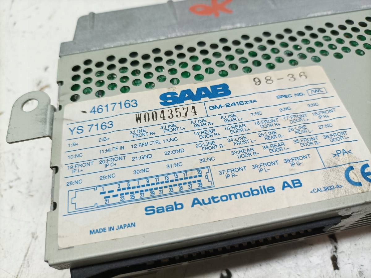 AMPLIFICATORE 4617163 Saab 9-5 e (1997-2009)