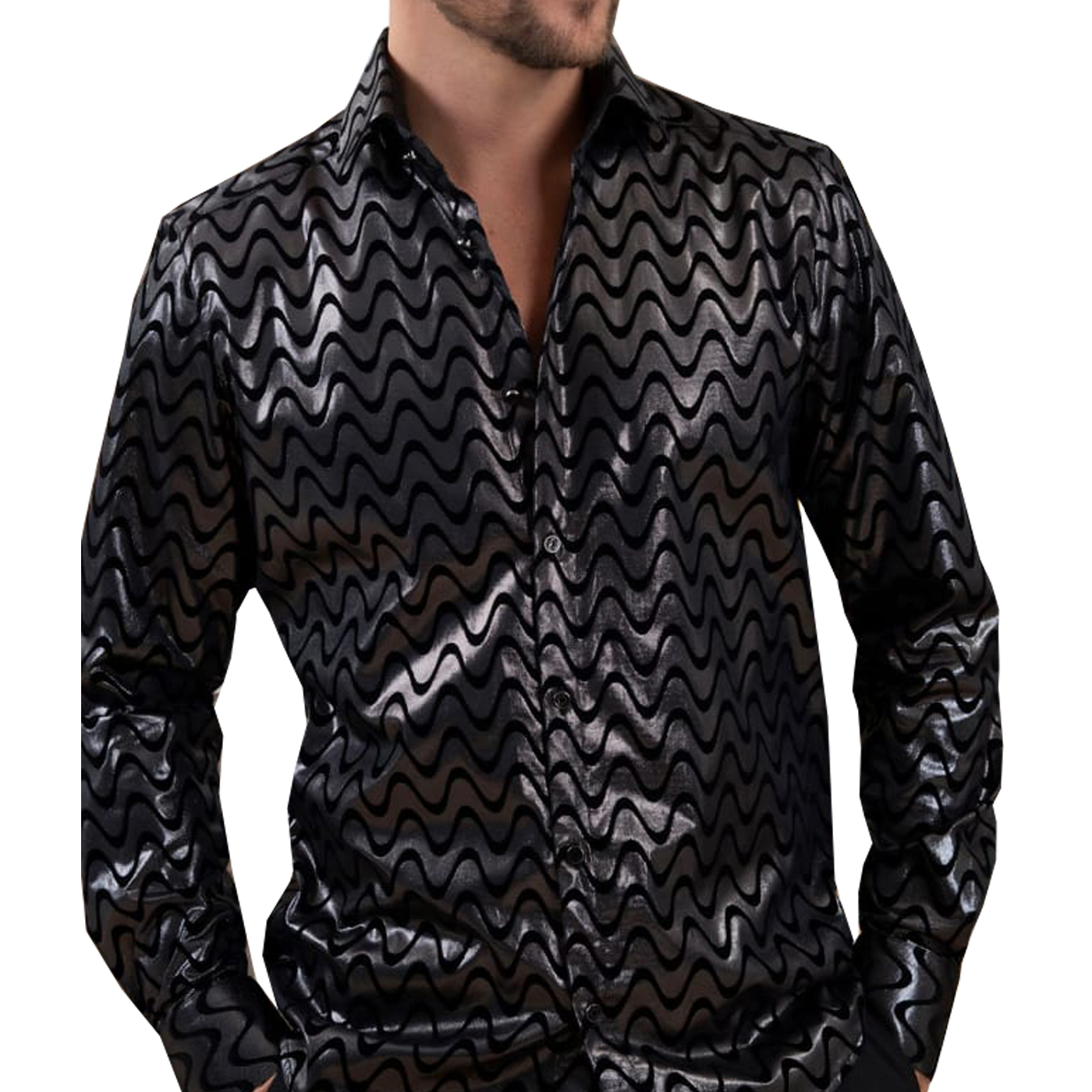 Pánská košile Mondo pro večerní vystoupení, lesklá