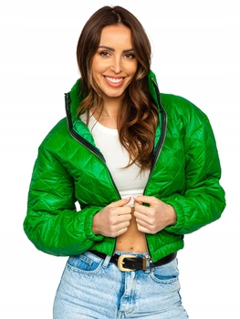 Dámská Přechodová Bunda Zelená 82622 Denley_l