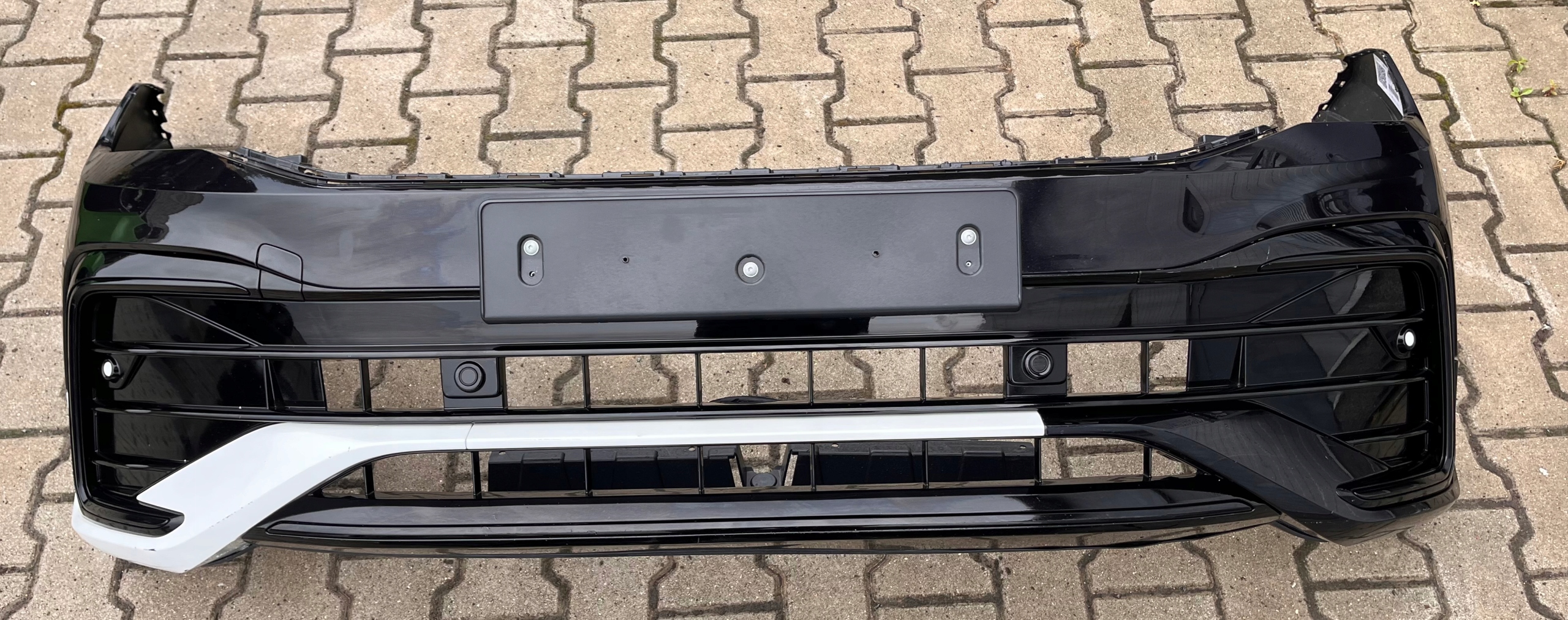 ZDERZAK PRZEDNI KOMPLETNY VW TIGUAN II LIFT 5NN R-LINE BLACK 6XPDC KRATKI