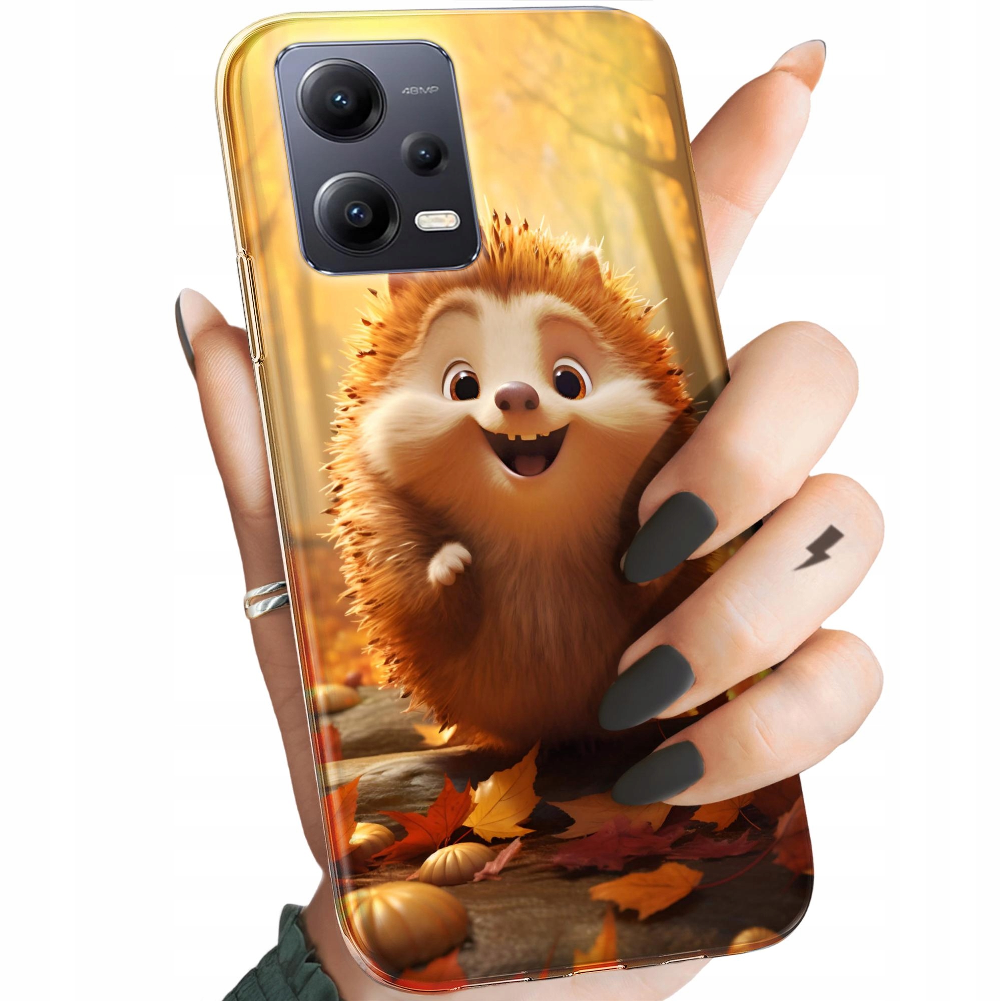 Etui Do Redmi Note 12 5G Poco X5 Jeżyk Jeż Jeżyki Obudowa Pokrowiec