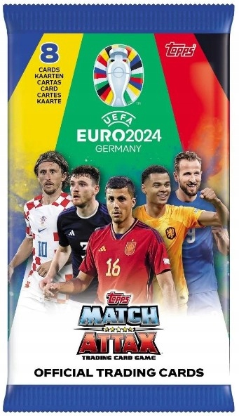 Topps karty Match Attax Euro 2024 Germany Ofc saszetka z kartami 8 kart