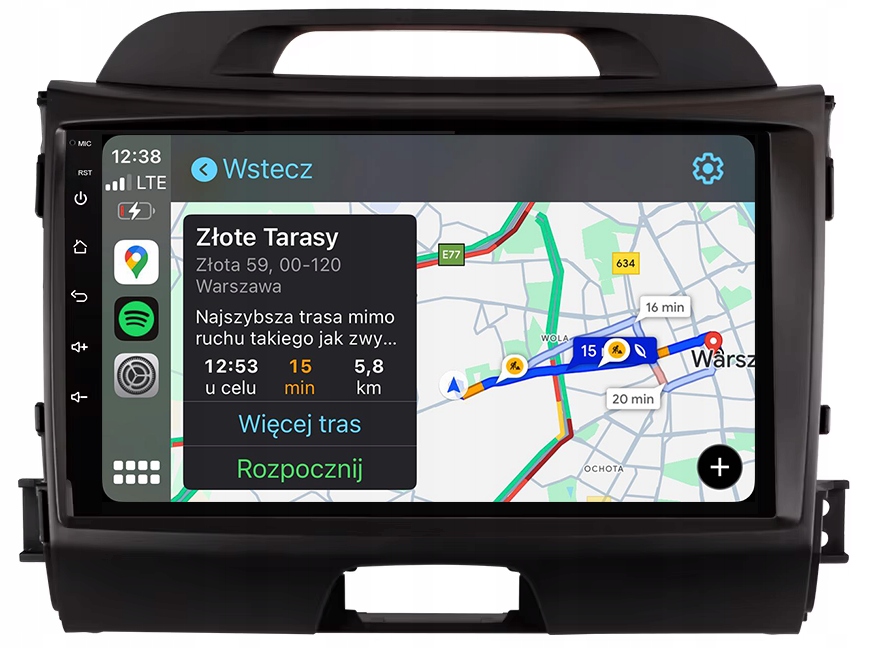 Kia Sportage 3 2010-2015 Radio Nawigacja Android Carplay Duduauto