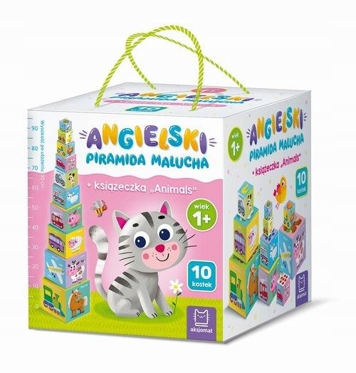 Angielski Piramida malucha + książka Animals 1+