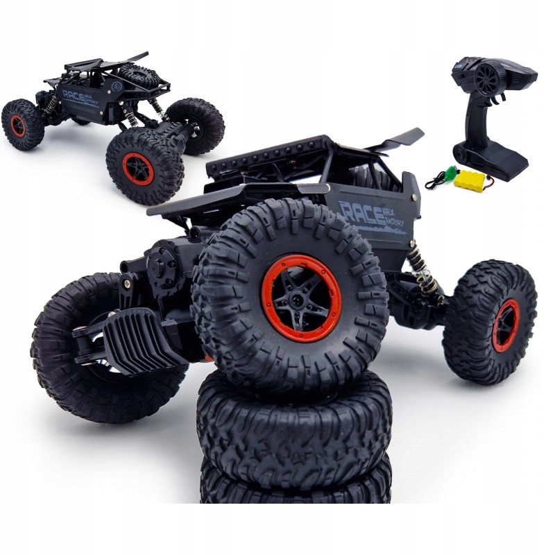 

Samochód Autko Terenowe Na Pilota 4x4 2 Silniki Bk