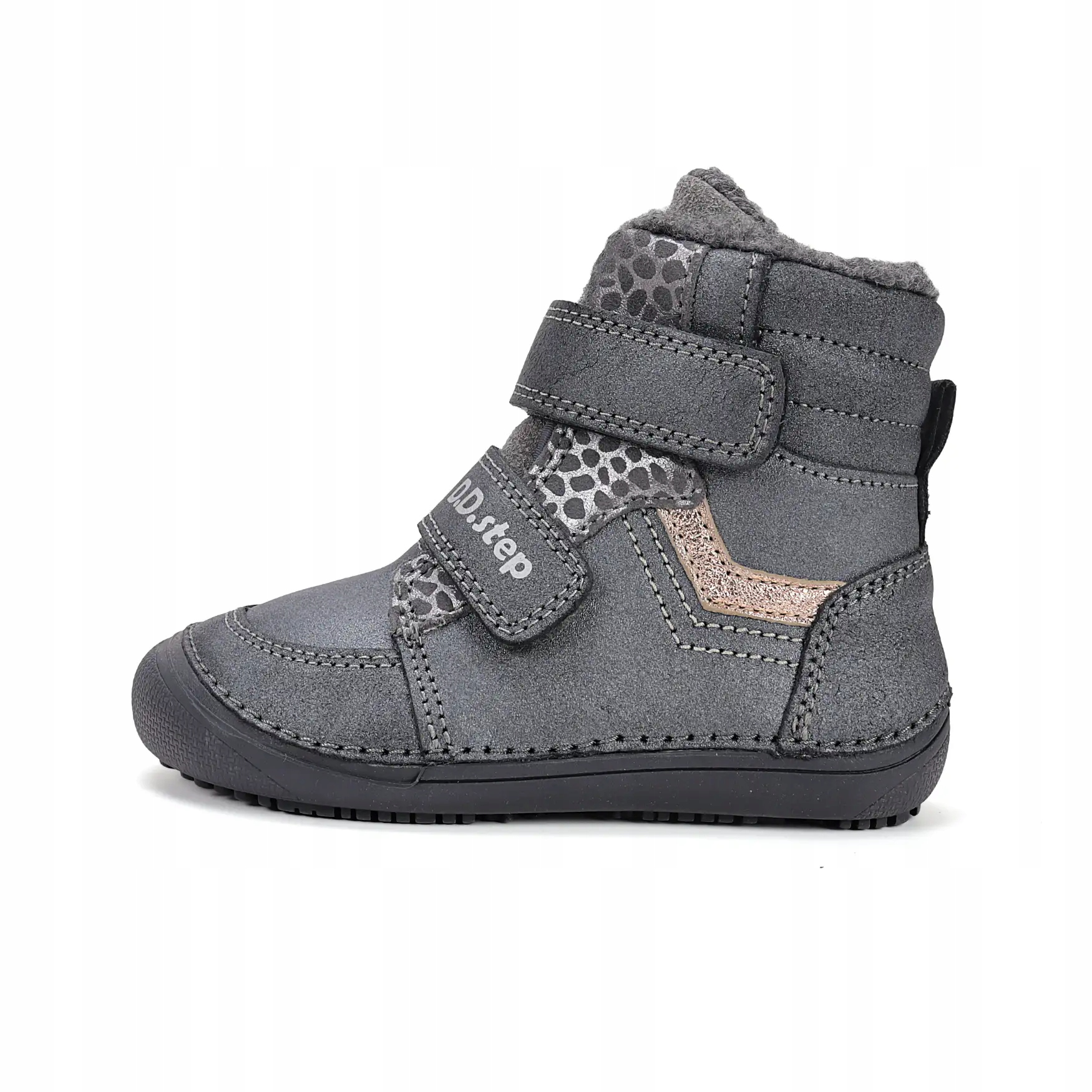 Zimowe buty barefoot W063-52804E Black 28