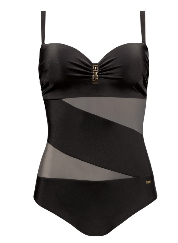 Self Jednodílné Plavky Gold 5 S8030CH1 Černá 48E 95E 4XL