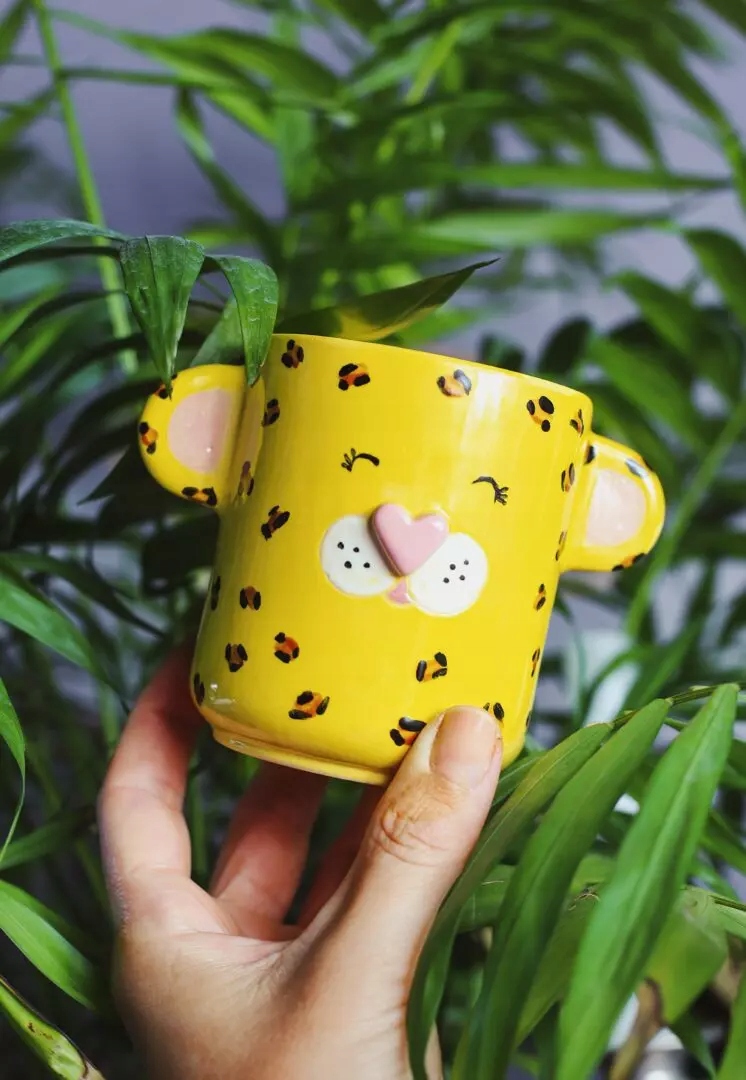 Hrnek divoký kitku Přirozeně Studio