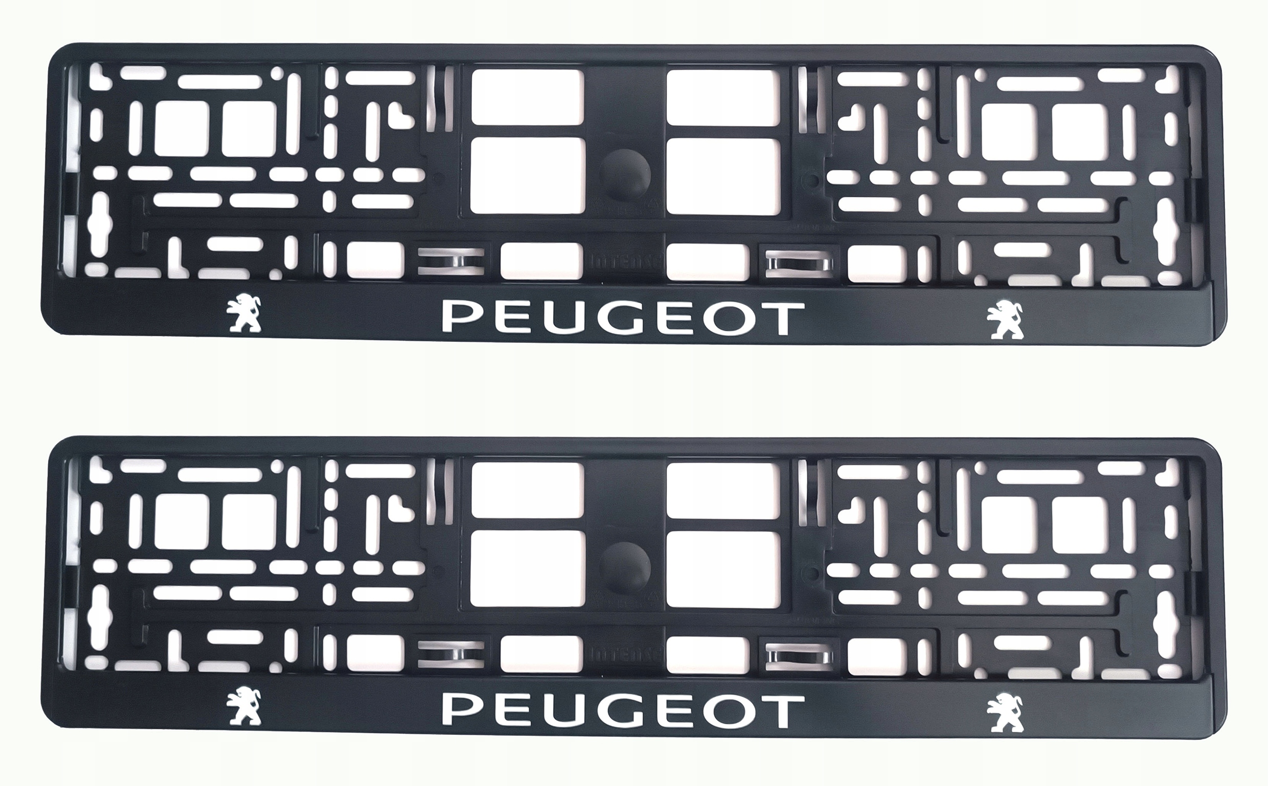 Ramki Do Tablicy Rejestracyjnej Peugeot Napis Uv 2 Sztuki