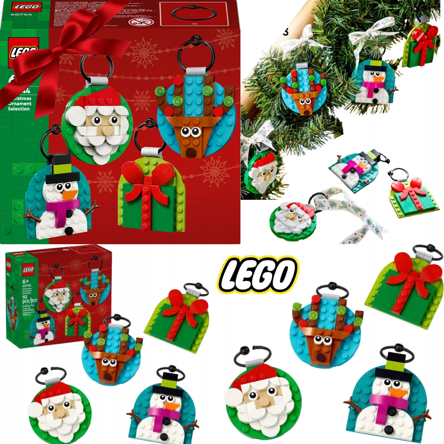 Lego 40744 Kolekcja Ozdób Świątecznych Bombki Klocki Dla Dzieci
