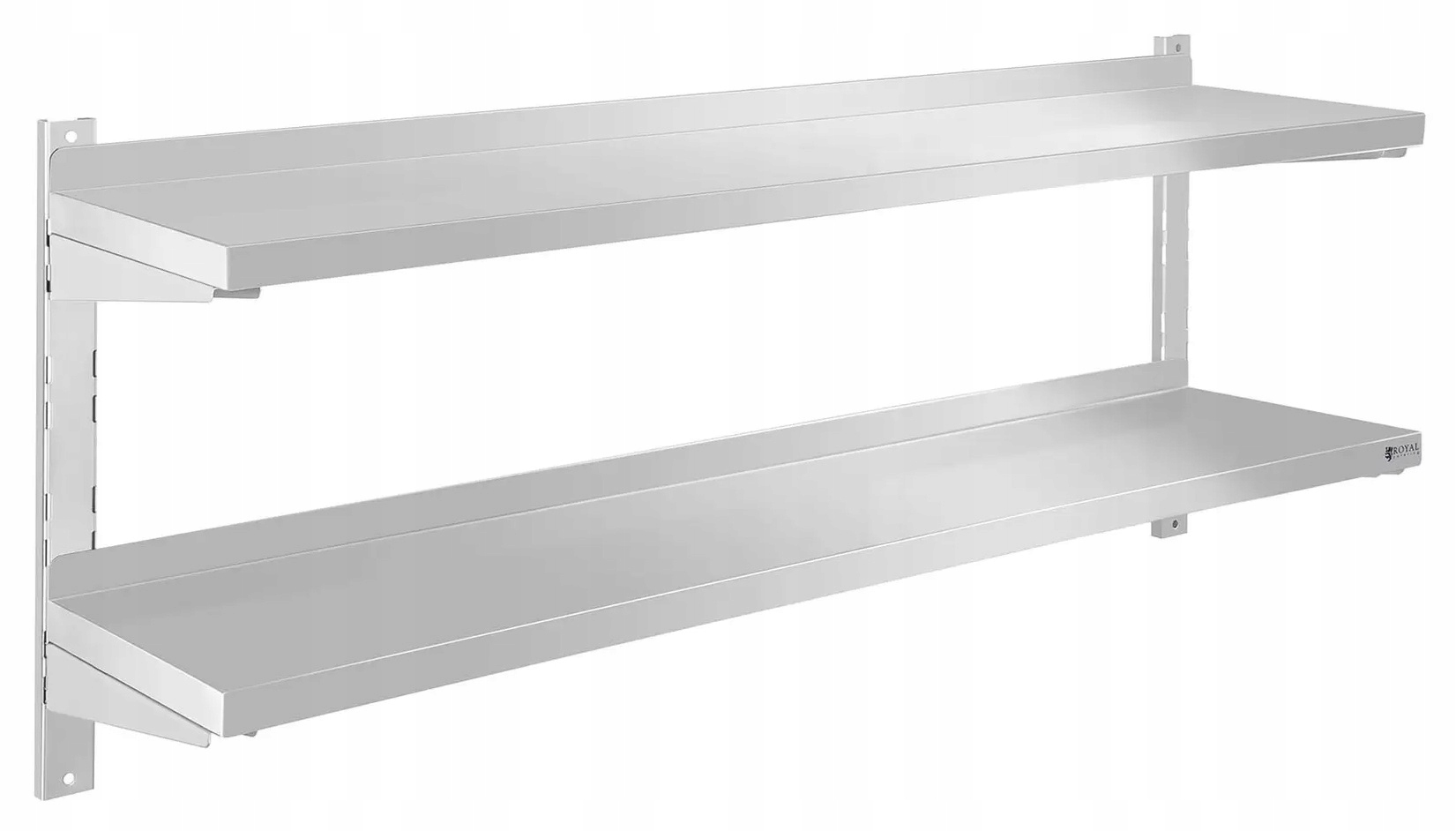 Nástěnná police 2 desky 140 Cm Royal Catering RCWR-140.2 10010361