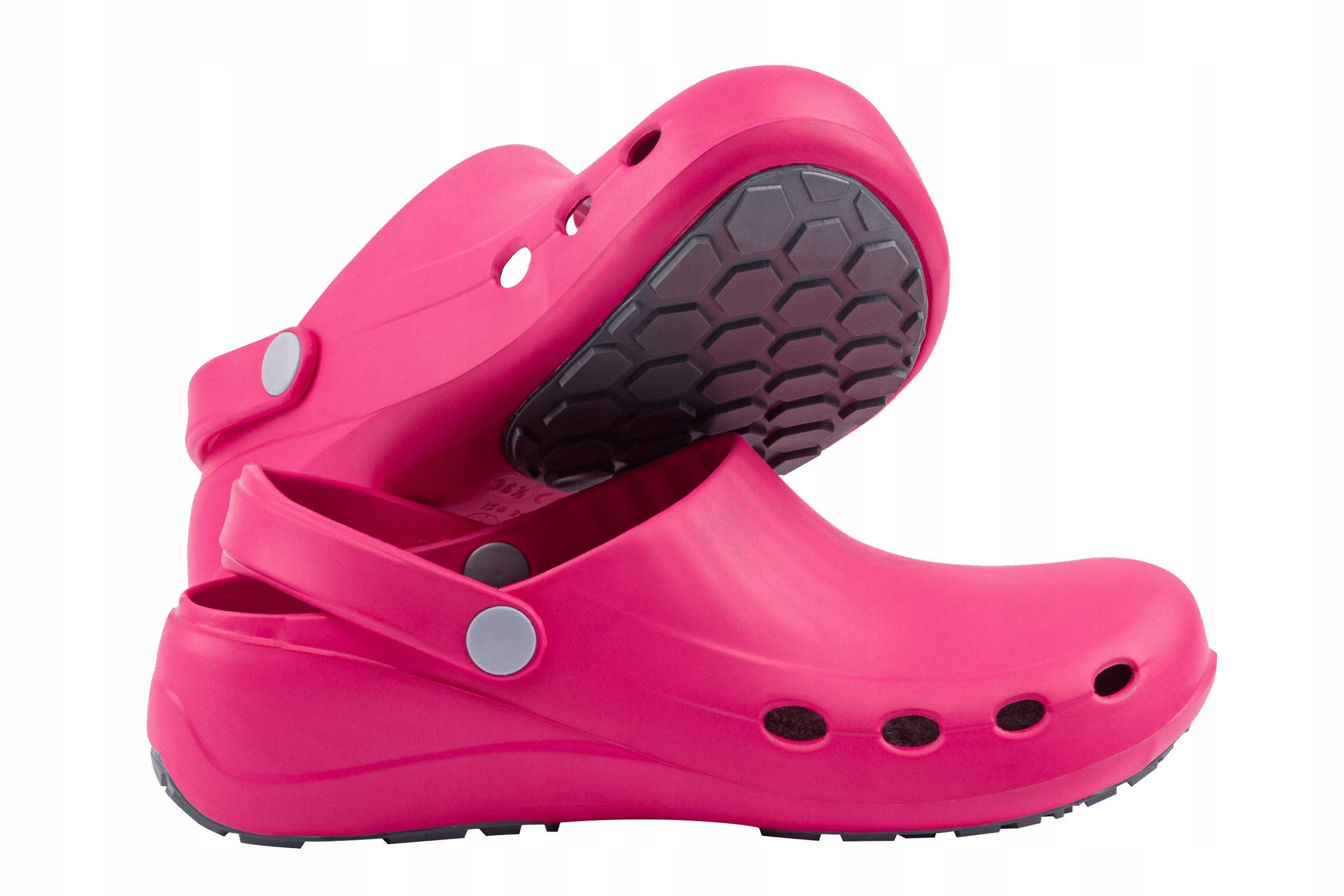 Klapki Medyczne Antypoślizgowe Prima Clog Eva Fuksja 38