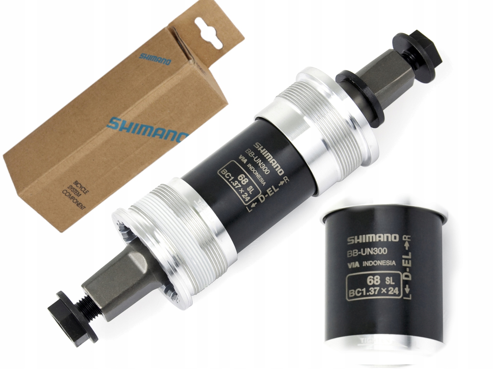Suport Shimano BB-UN300 kwadrat 68 x 127,5 mm Bsa ze śrubami