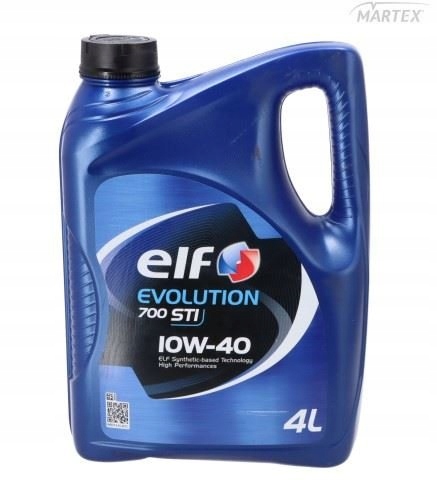 Olej silnikowy półsyntetyczny Elf 4l 700 Sti 10W-40 Zawieszka