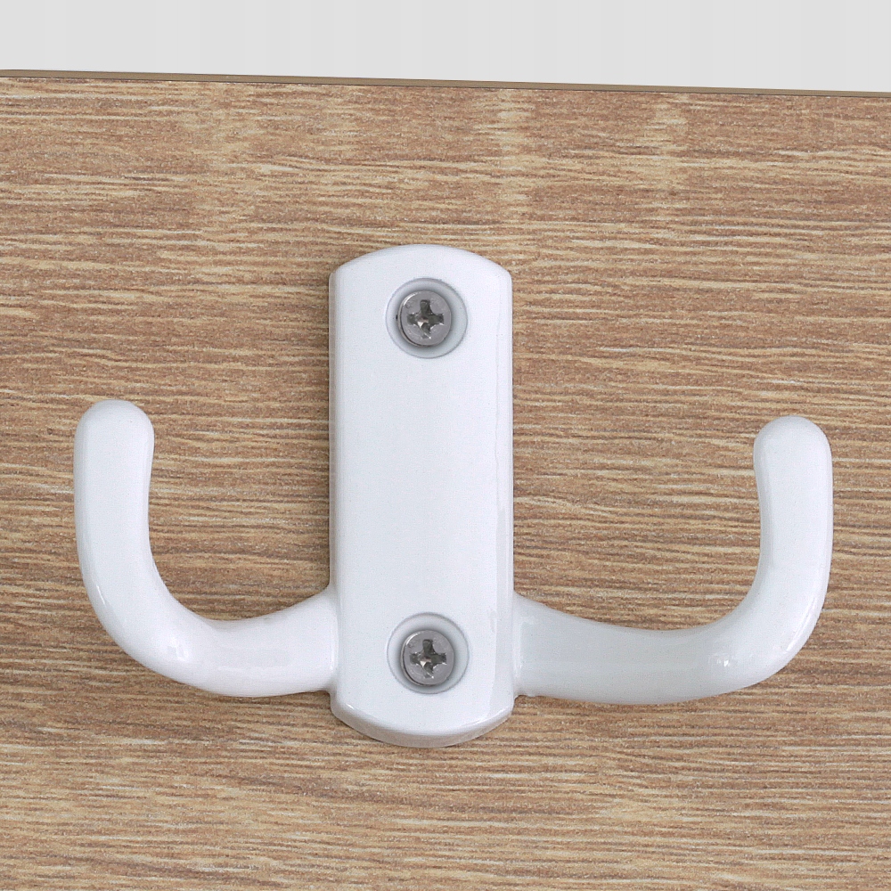 WIESZAK NA UBRANIA ŚCIENNY DREWNIANY DO PRZEDPOKOJU DĄB SONOMA 3PKT 50CM Głębokość mebla 4.8 cm