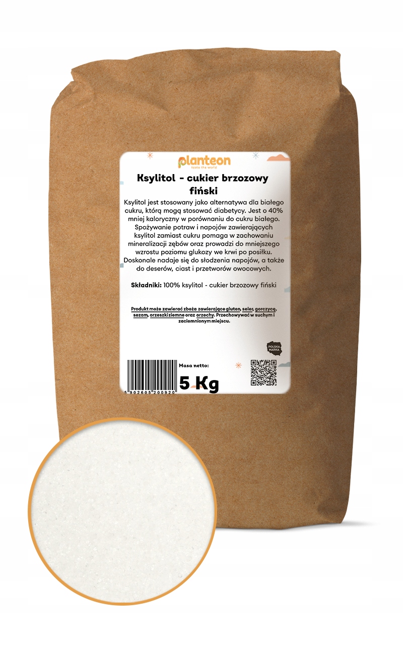 Levně Xylitol – cukr 5 kg čistý přírodní finský xylitol orig