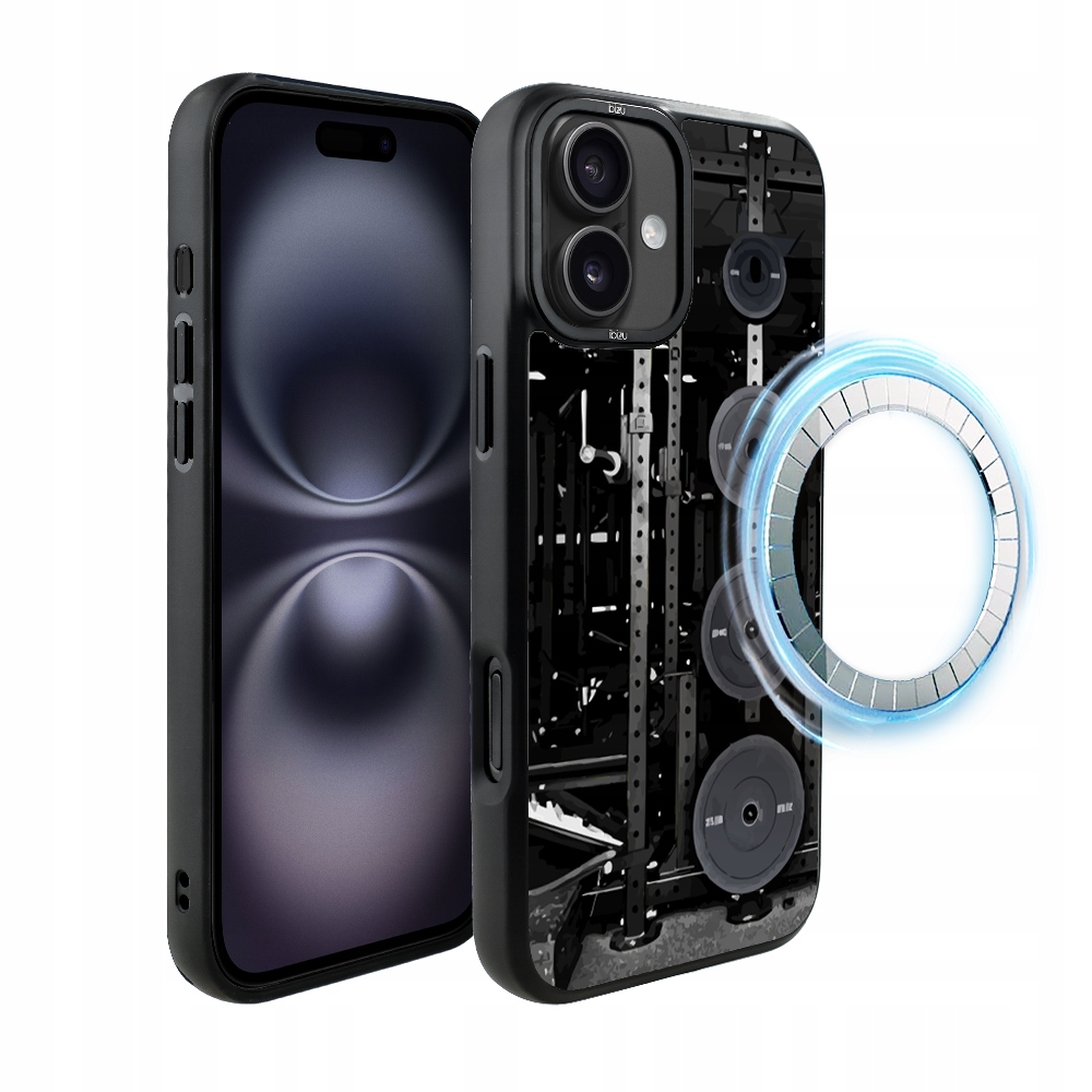 Pouzdro pro iPhone 16 Plus Ibizu DropGuard Matt s MagSafe, Železná stanice