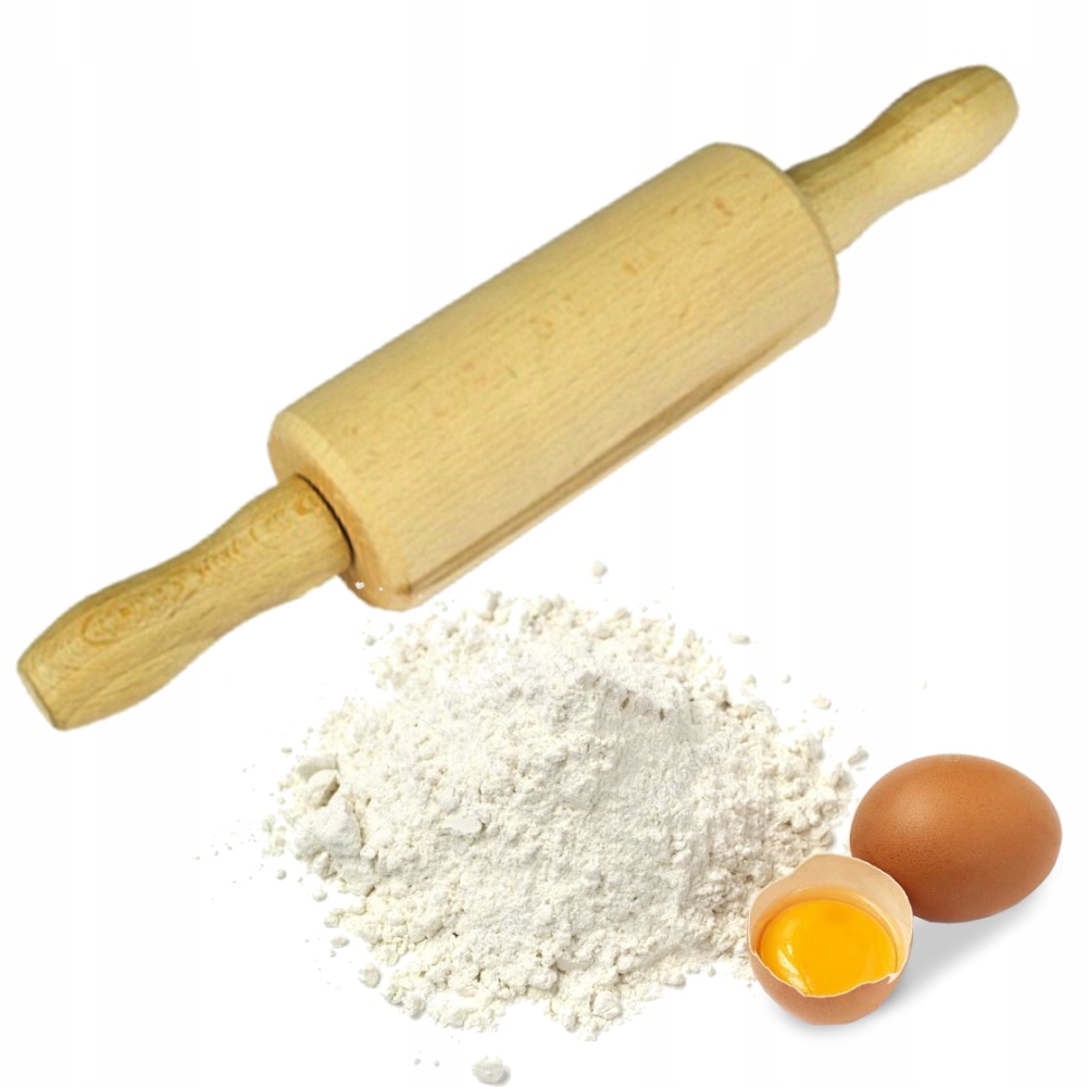 

Mini Wałek Dla Dzieci Drewniany kuchenny do ciasta