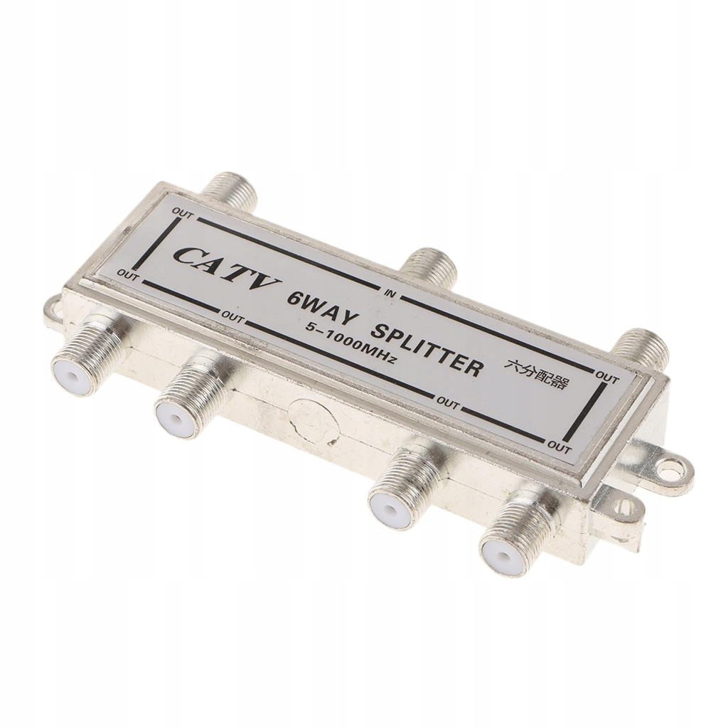 Pojedyncze rozgałęźniki 1 wejście 6 wyjść Producent bez marki