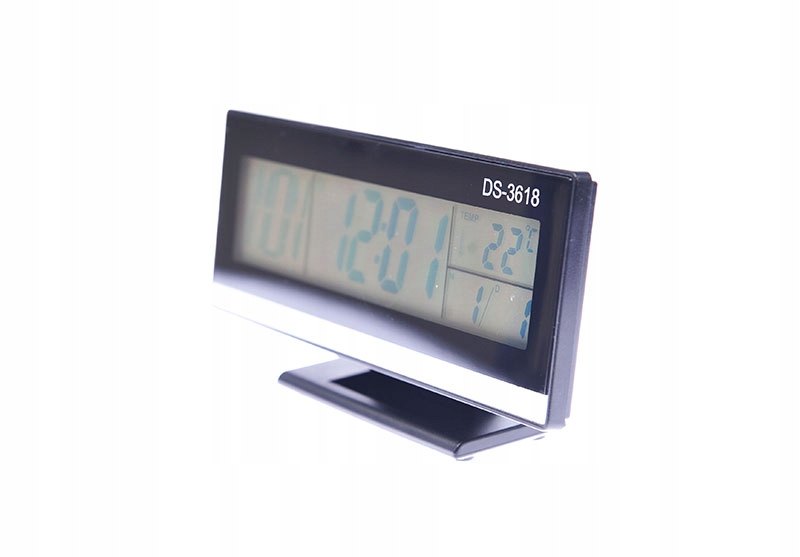 Будильник годинник термометр календар великий РК-звук виробник код годинник РК-будильник DS-3618