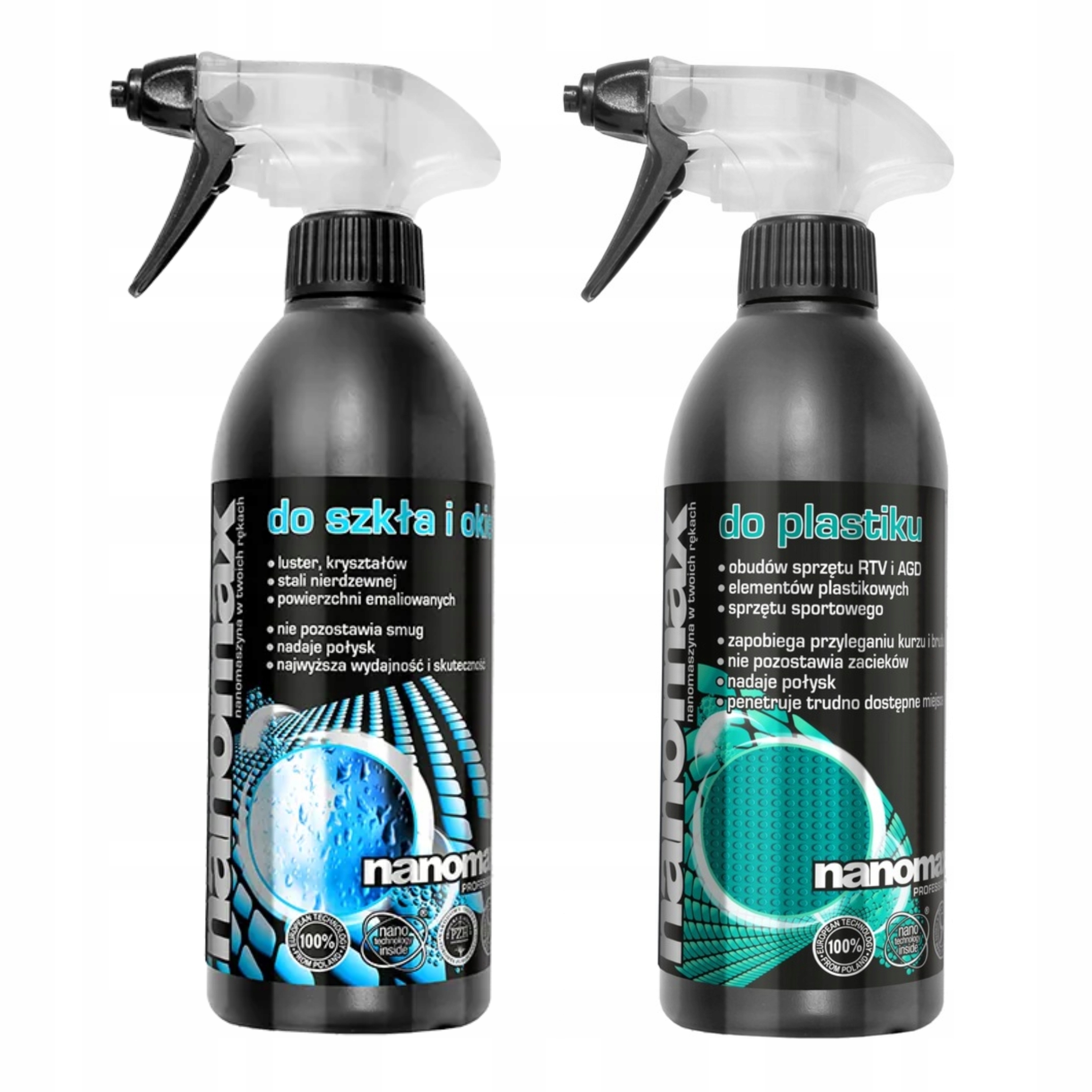 ZESTAW DO MYCIA SZYB I RAM OKIENNYCH 0,5L NANOMAX