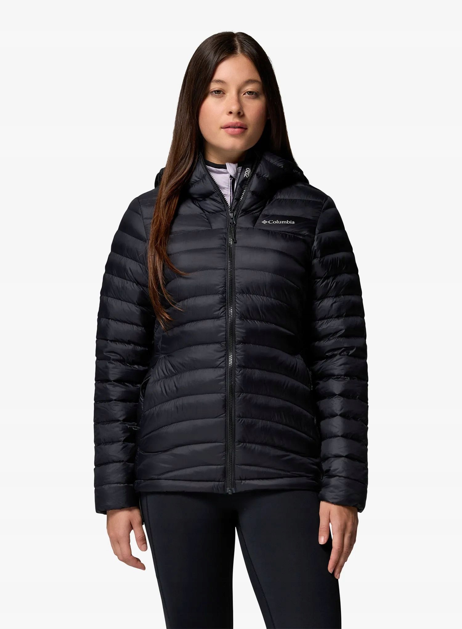 Kurtka puchowa damska Columbia Corelite Down Hooded Jacket black S