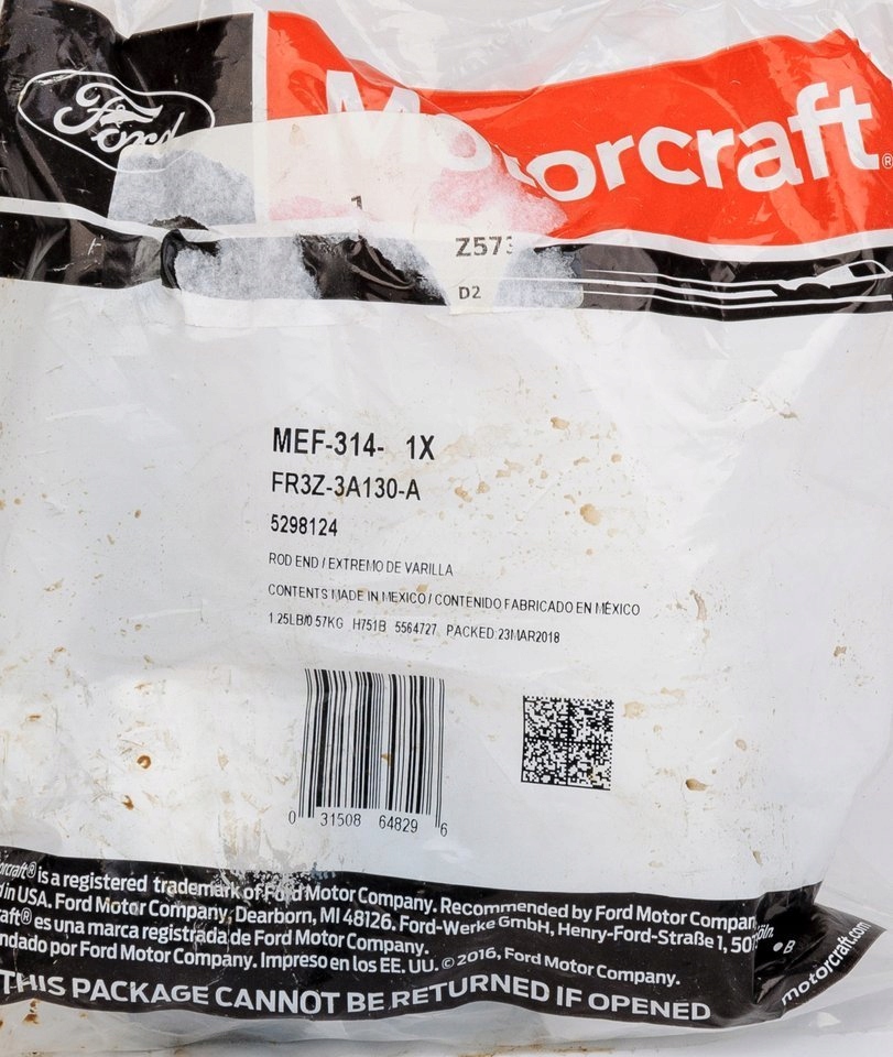 Koncowka drazka Mustang 2015 17 17 Installation side front right left