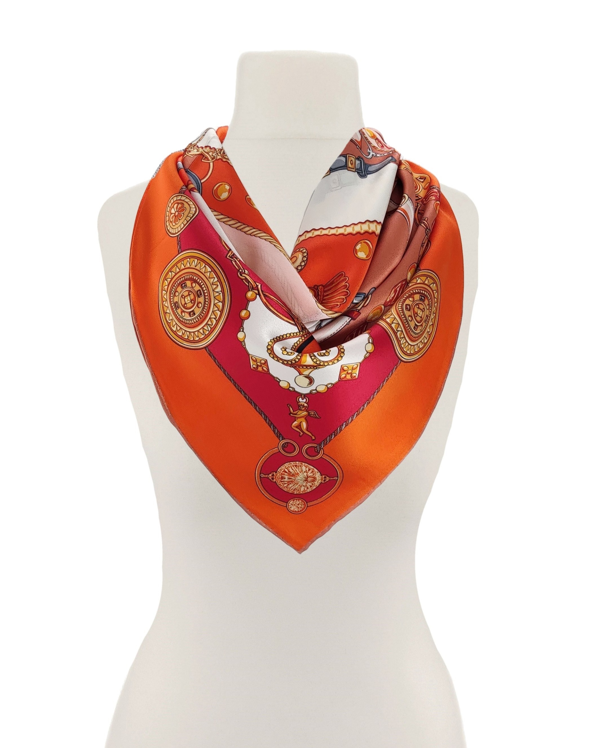 Značkový Hedvábný Šátek Exclusive Class