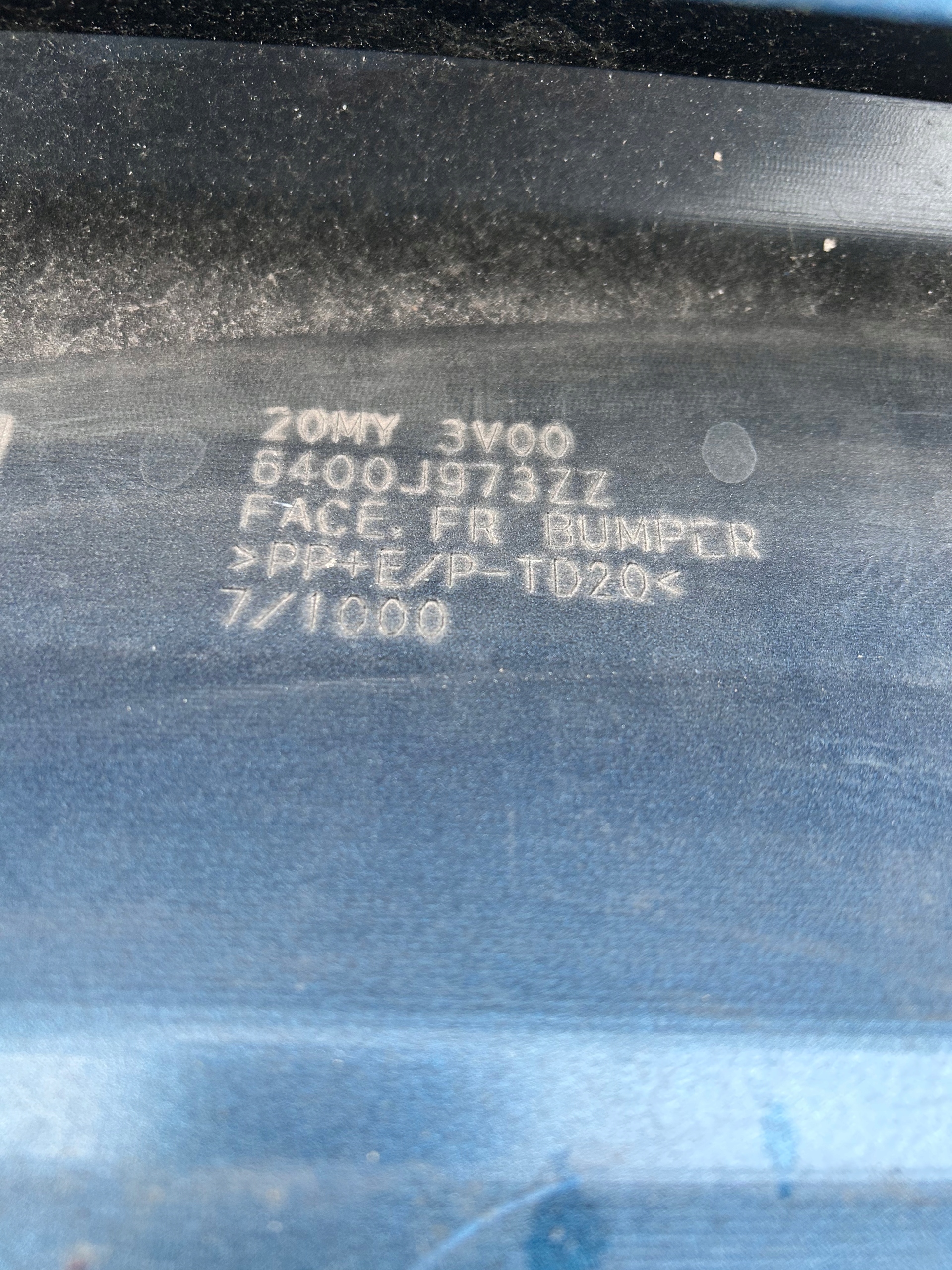 front bumper MITSUBISHI SPACE STAR III 20- nr.00