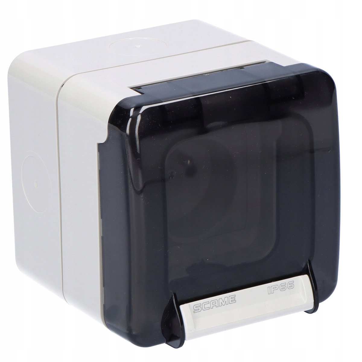 Jednotná nástěnná zásuvka 16A French M95, IP66, šedá, Protecta