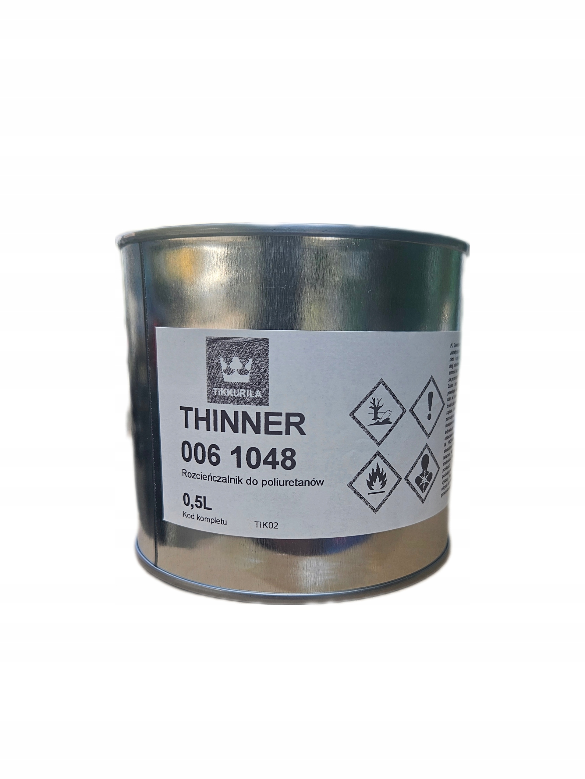 Tikkurila Thinner 1048 Rozcieńczalnik do Farb Poliuretanowych 0,5L