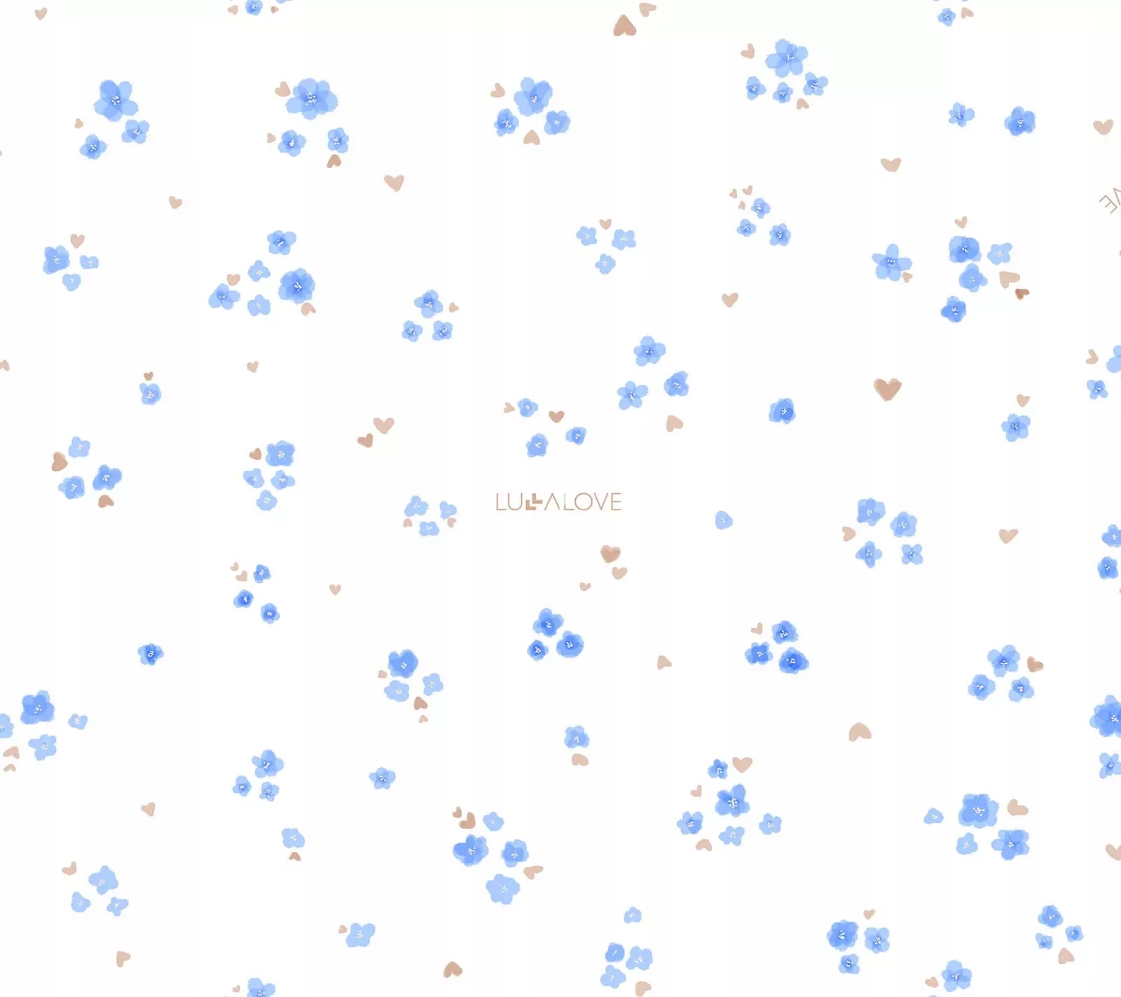 LULLALOVE Muślinowy otulacz 100cm niezapominajki Stan opakowania oryginalne