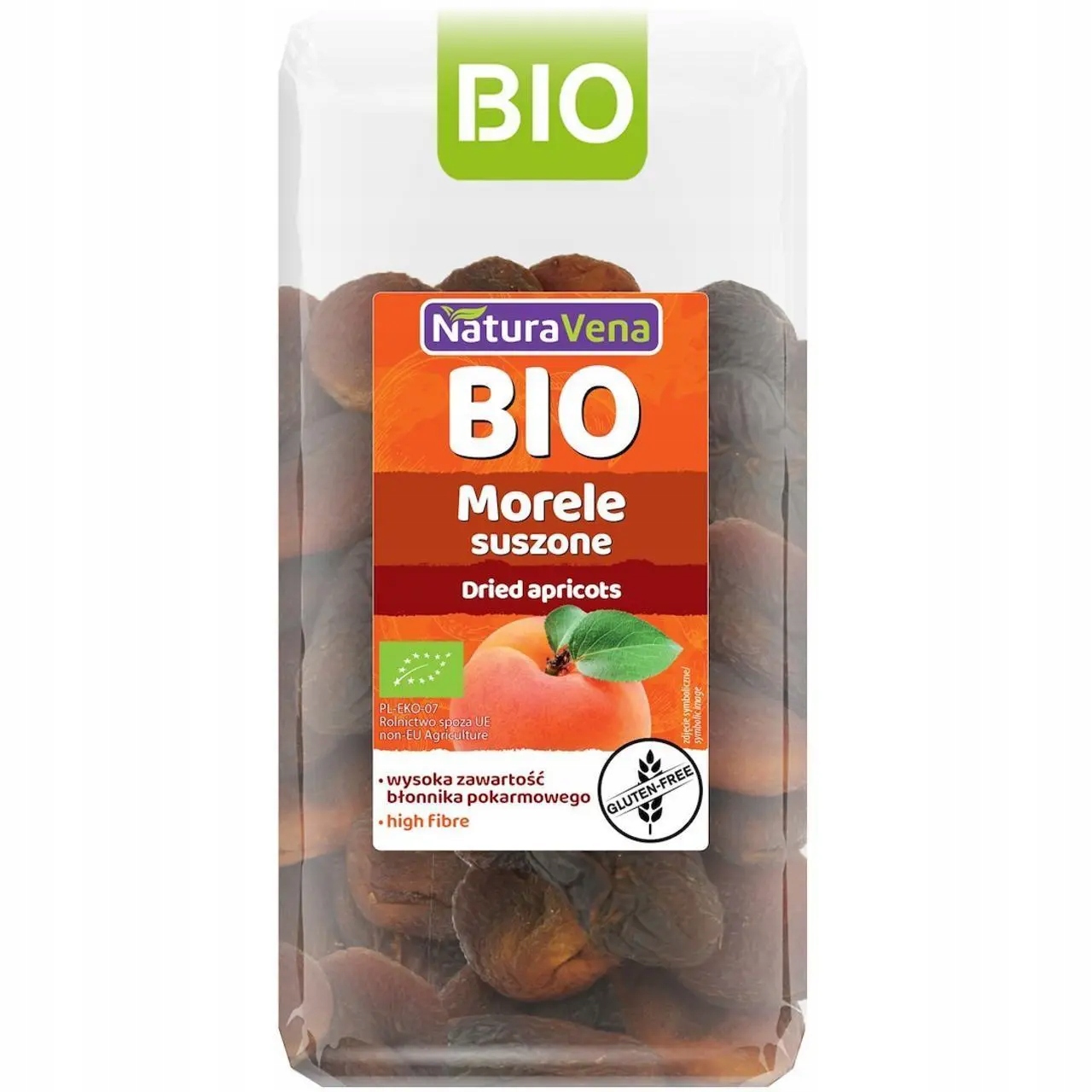 Sušené Meruňky Bezlepkové Bio 400 g Naturavena