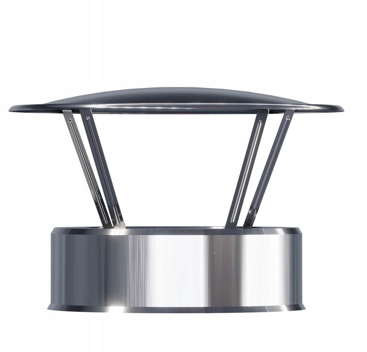 Kzd Kryt s izolačním zakončením, kyselinovzdorný, fi 130/225 0,8 mm, nástavec