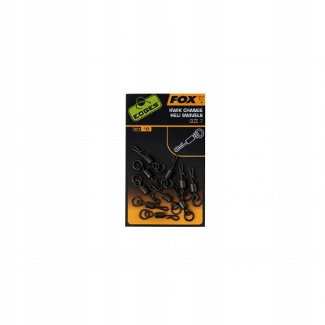 Edges Fox Kwik Change Heli Swivels Size 7 CAC700