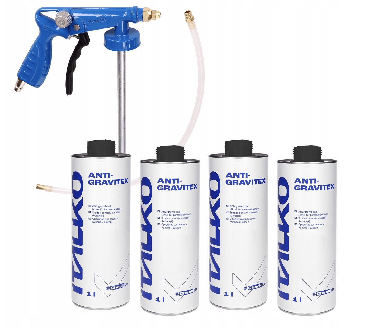 

Zestaw Środek Baranek Pistolet Konserwacji 4X 1KG