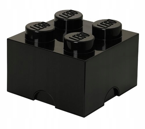 Lego úložný box 250 x 250 x 180 mm černá