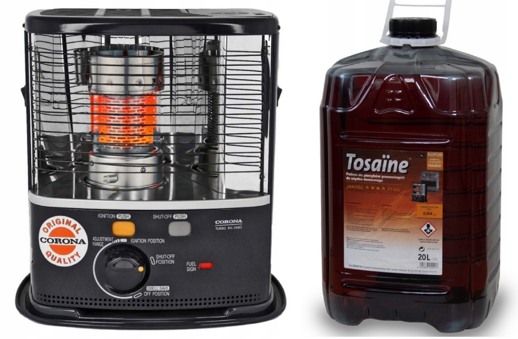Petrolejová knôtová pec Corona Rx 3085 3 kW do 45 m2 petrolej Tosaine 20 lit.
