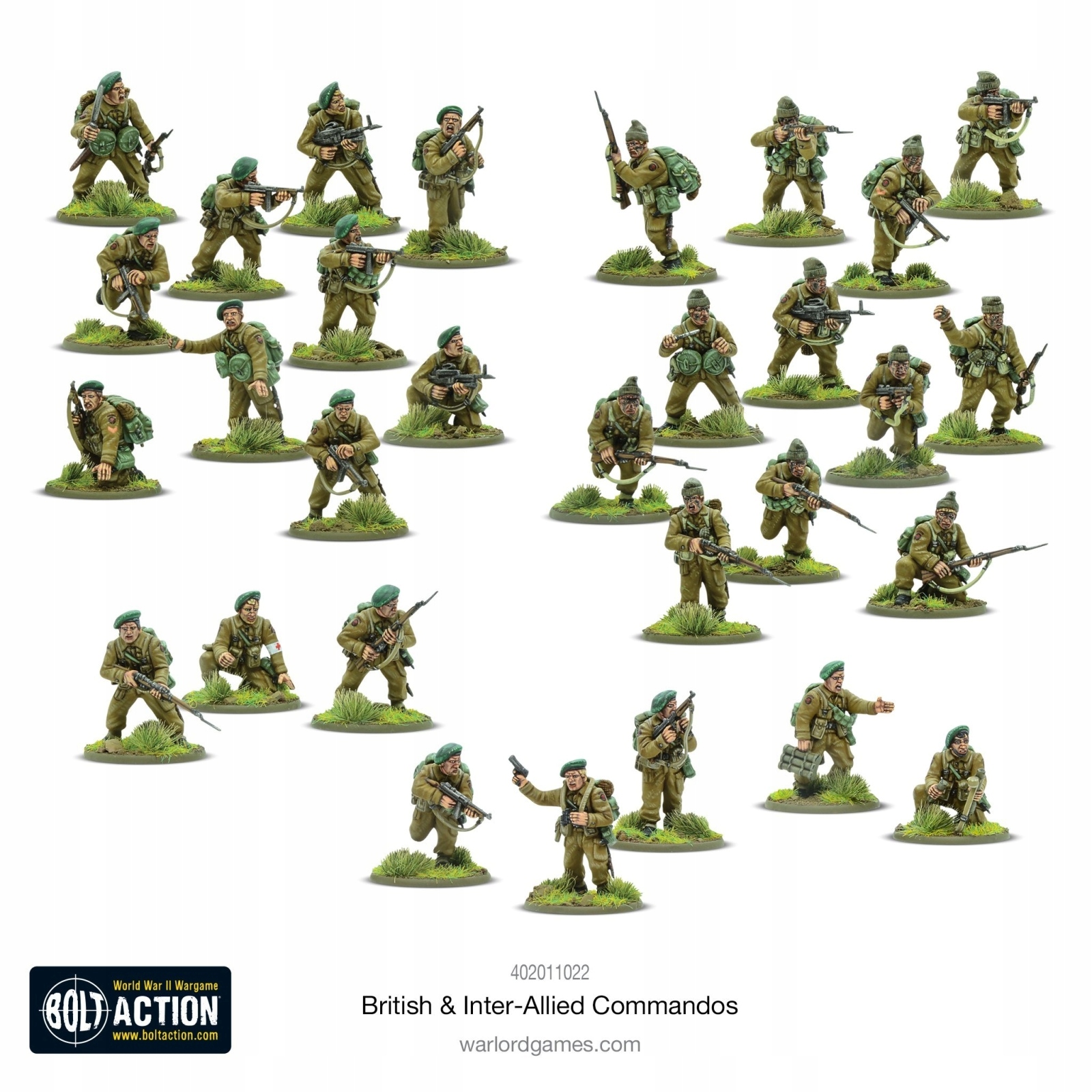 Bolt Action British&Inter-Allied Commandos Rodzaj zestaw