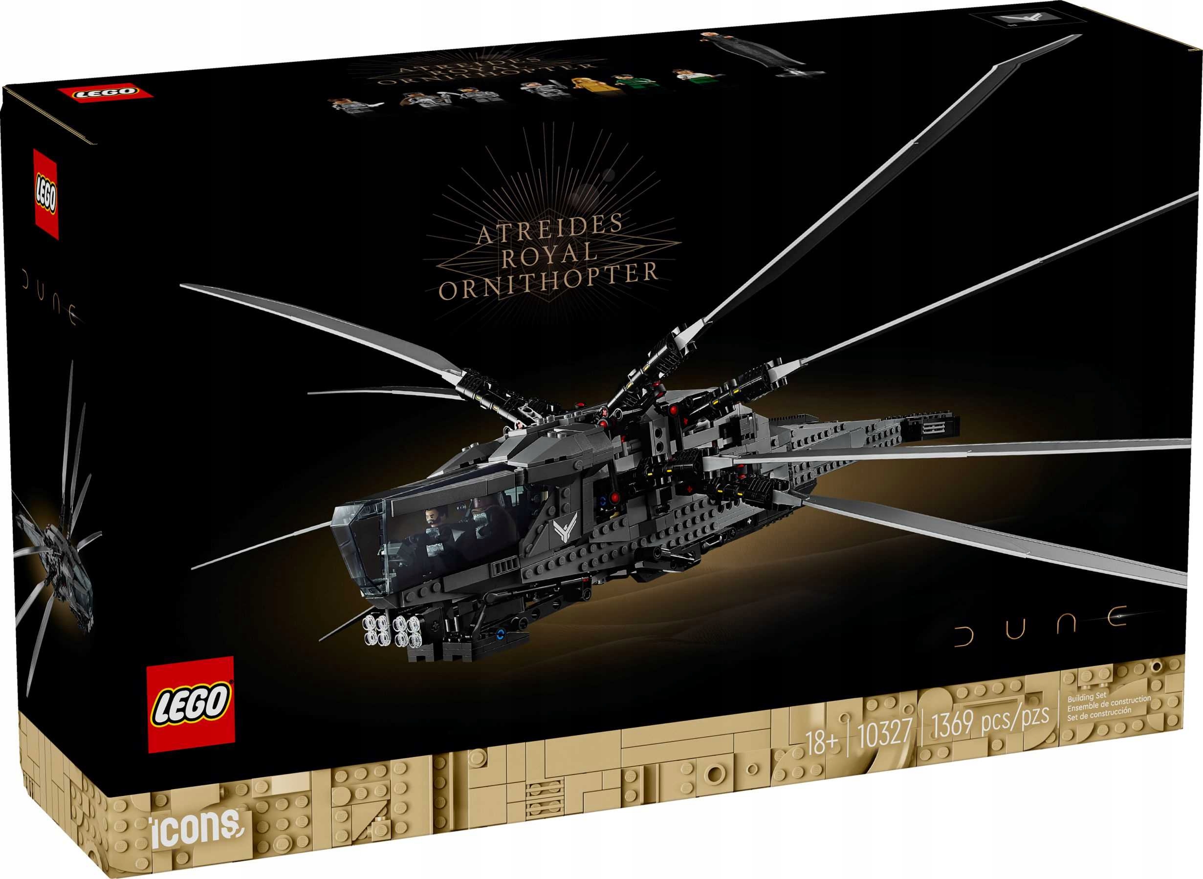 10327 Lego Icons Diuna Atreides Royal Ornithopter