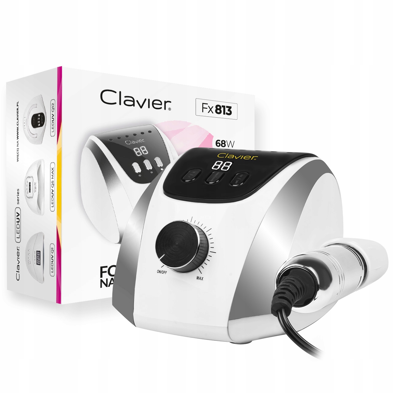 

Frezarka manicure pedicure hybrydy żele mocna 65W